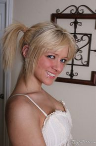 Sweet Smiling Blonde Teen Darling